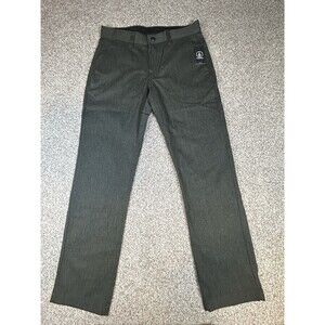 Volcom Corpo Class Pants Mens 29 Grey Straight Chino Skater NWT VMONTY
